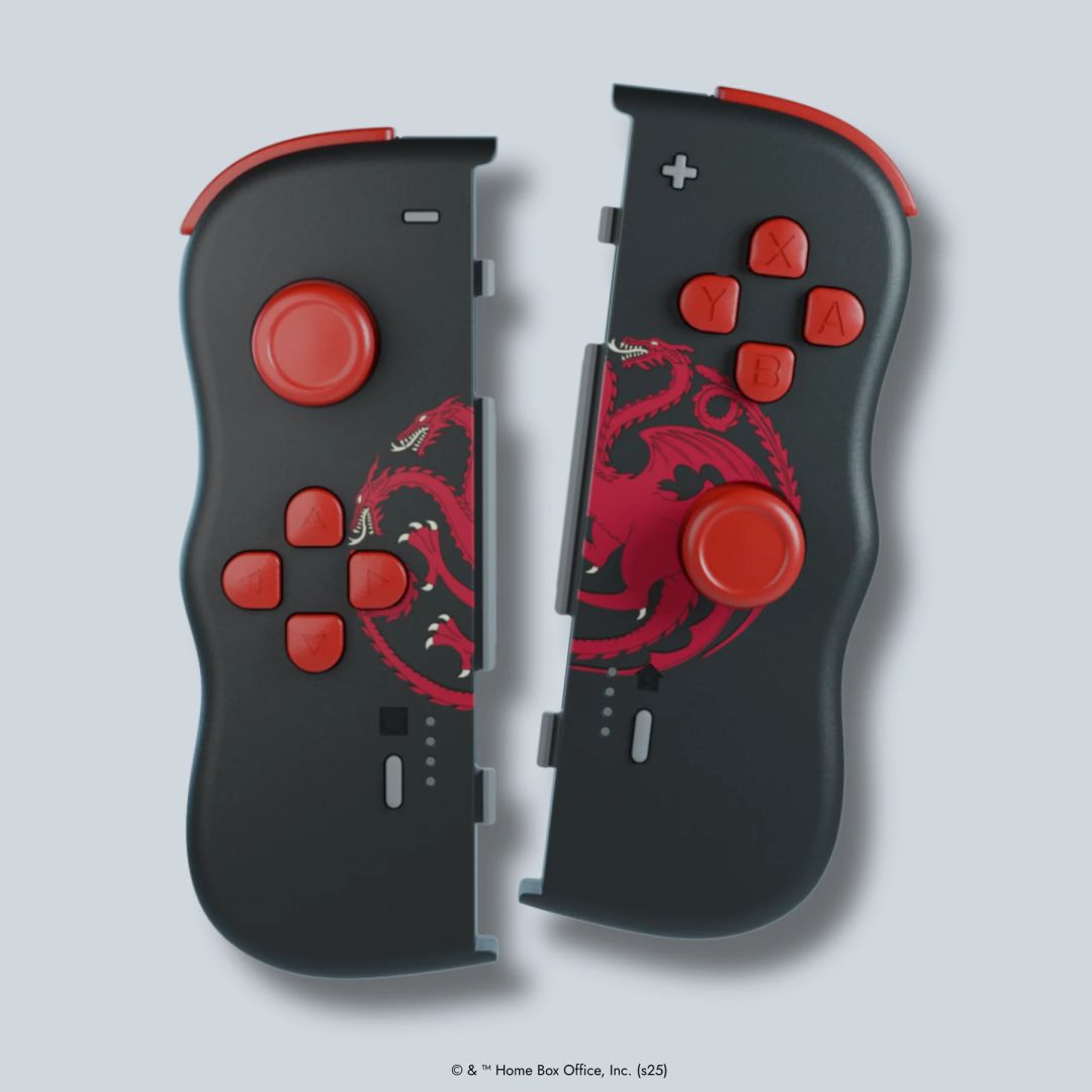Lexip Twinpads Bluetooth Gamepad Game of Thrones Targaryen Black