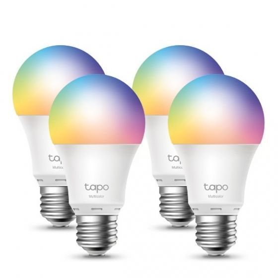 TP-Link Tapo L530E Smart Wi-Fi Light Bulb Multicolor (4-pack)