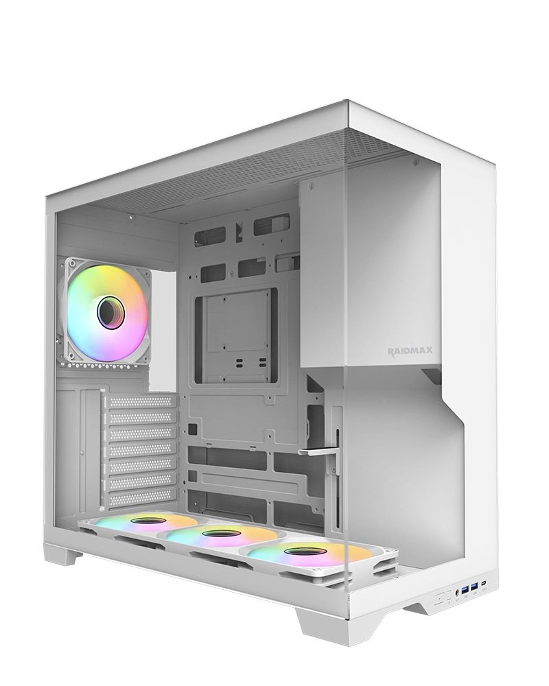RaidMax Infinita i700 Tempered Glass White