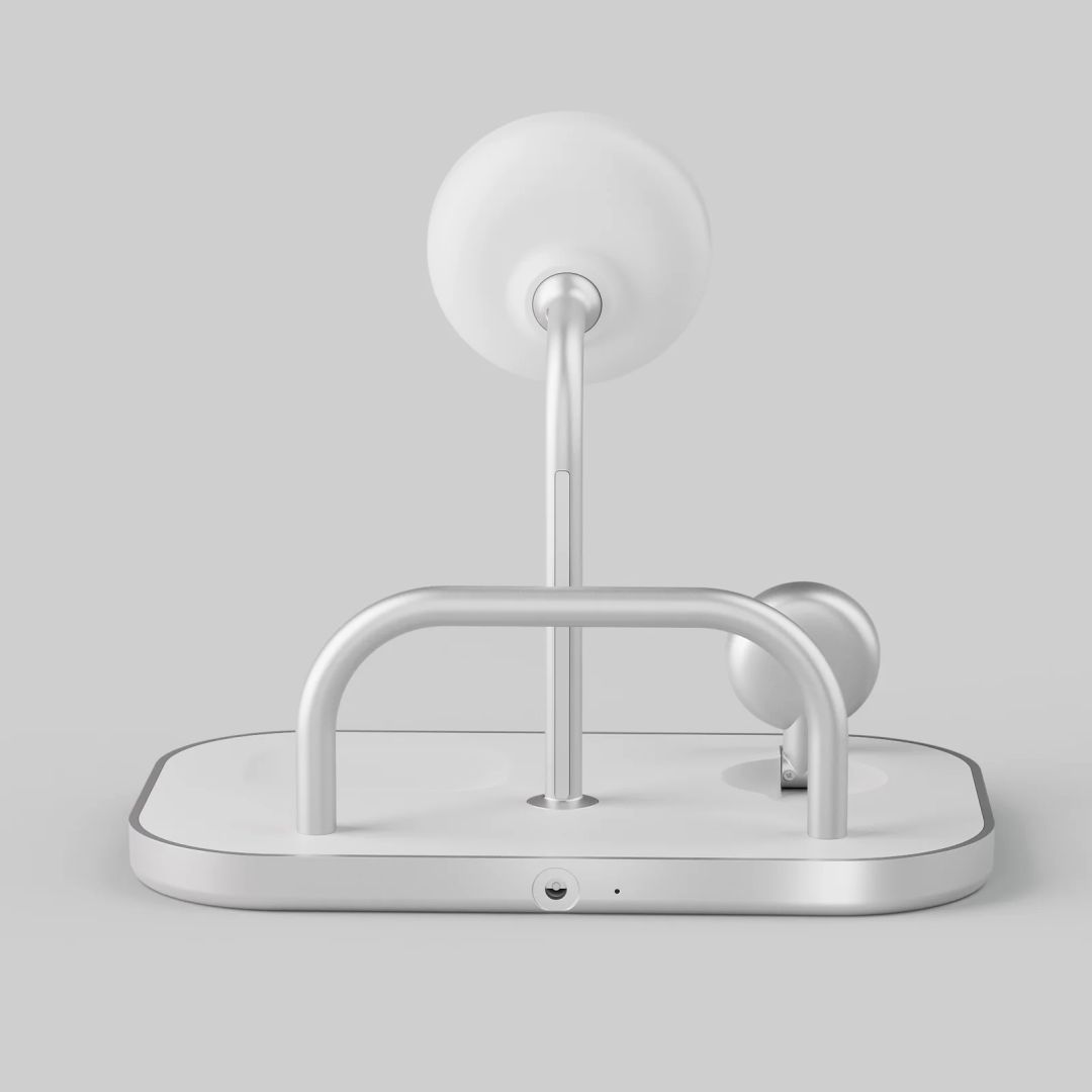Zens 4-1 Wireless Charger White/Silver