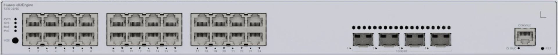 Huawei S310-24P4X 24-ports Gigabit PoE+ & 4x10GE SFP+ Switch