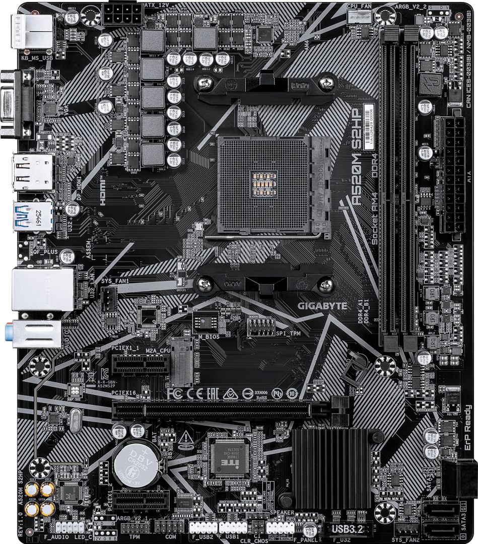 Gigabyte A520M S2HP