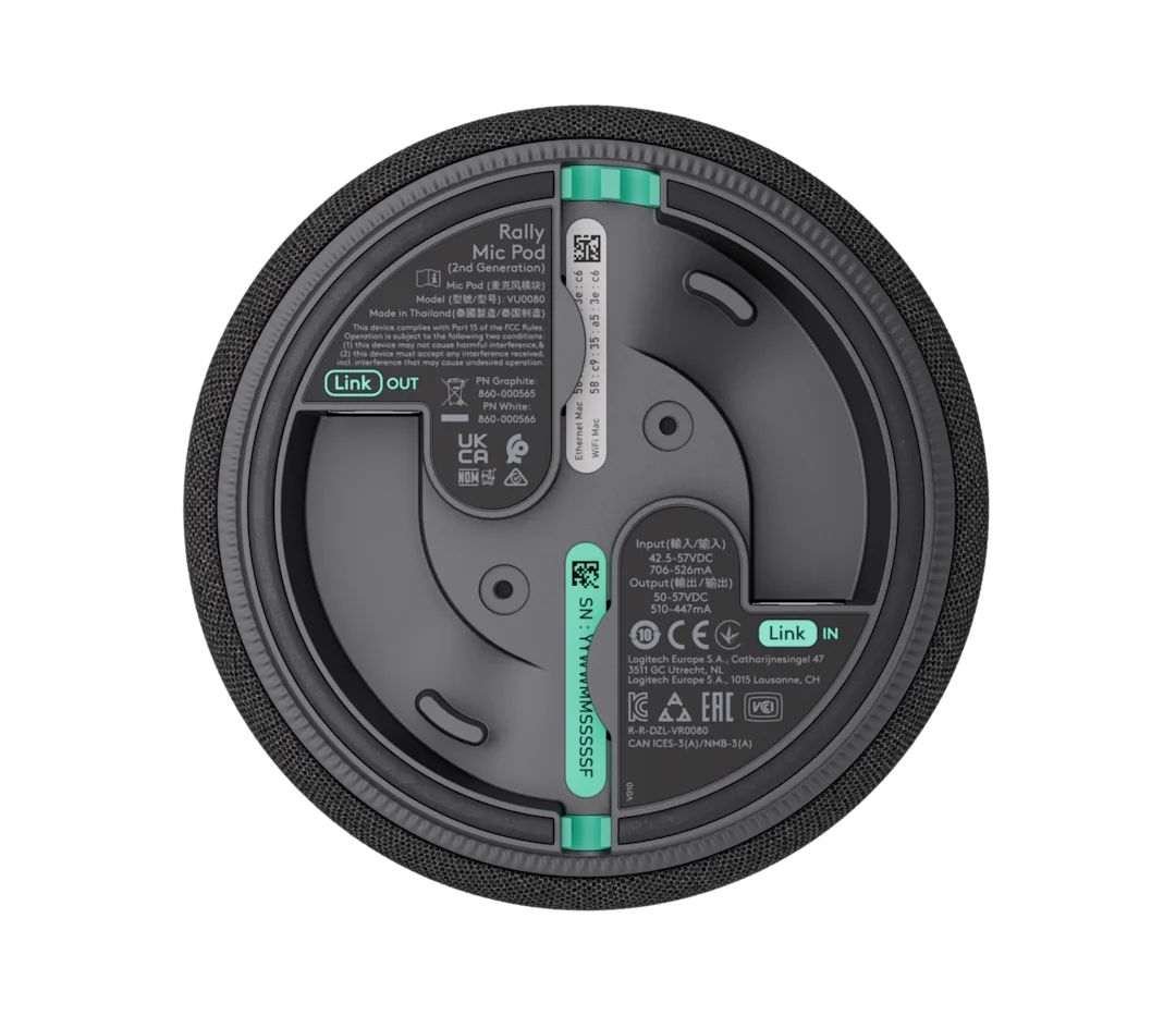 Logitech Rally Mic Pod 2 Graphite