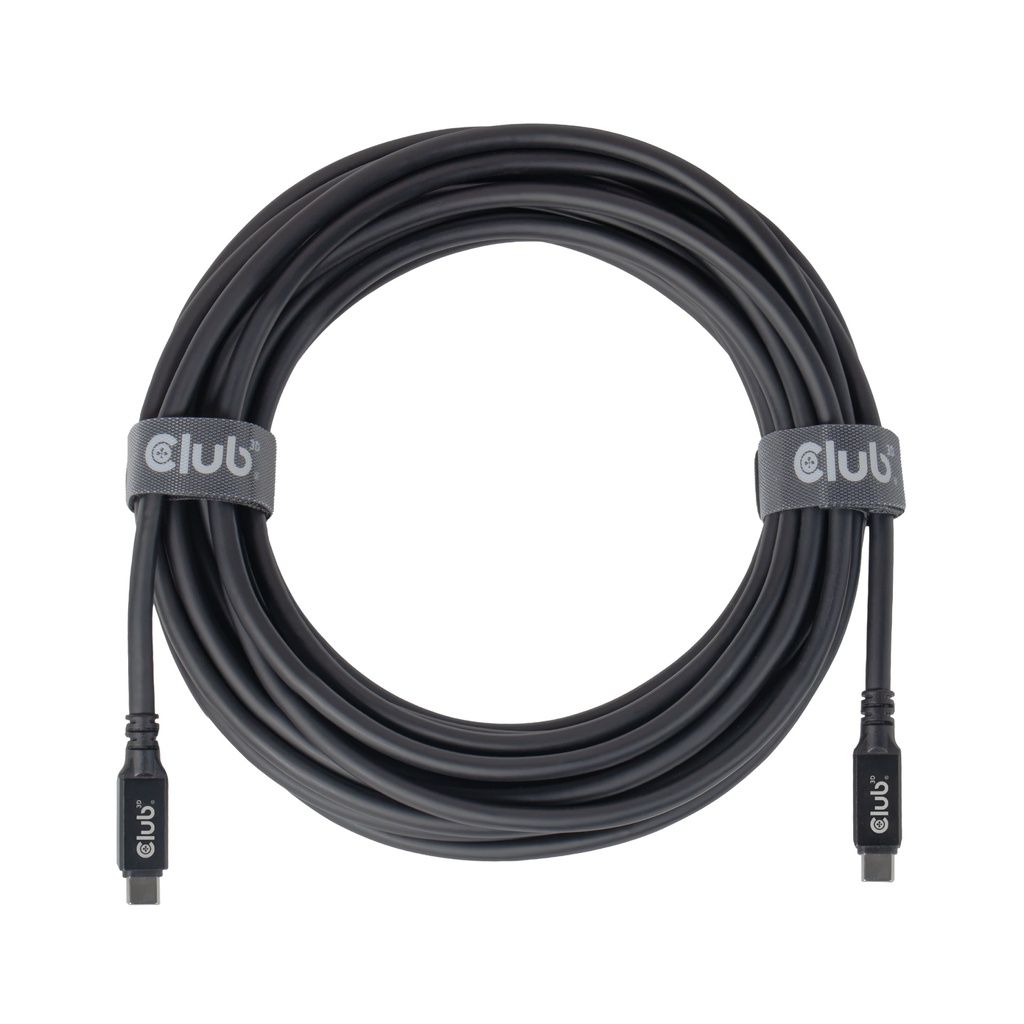 Club3D CAC-2509 USB-C Cable 8K60Hz 100W 20Gbps USB4 9m Black