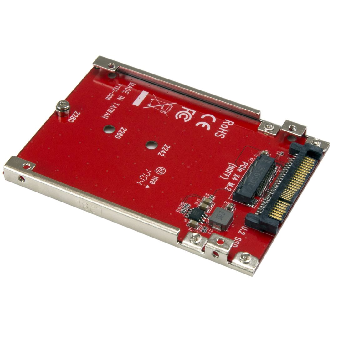 Startech M.2 to U.2 Adapter Red