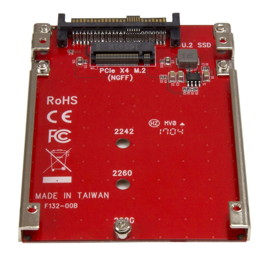 Startech M.2 to U.2 Adapter Red