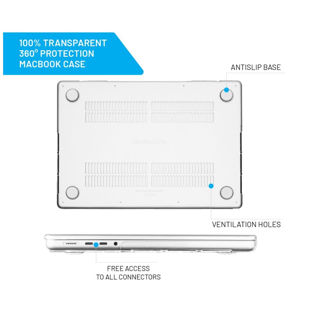 FIXED Pure átlátszó védőtok Apple MacBook Air 15.3“ (2023) notebookhoz, FIXPU-1197