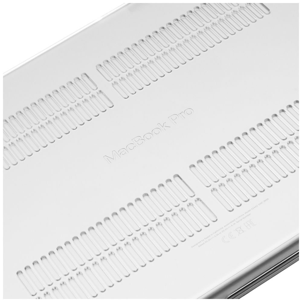 FIXED Pure átlátszó védőtok Apple MacBook Pro 13.3“ (2016/2017/2018/2019/2020) notebookokhoz, FIXPU-1195