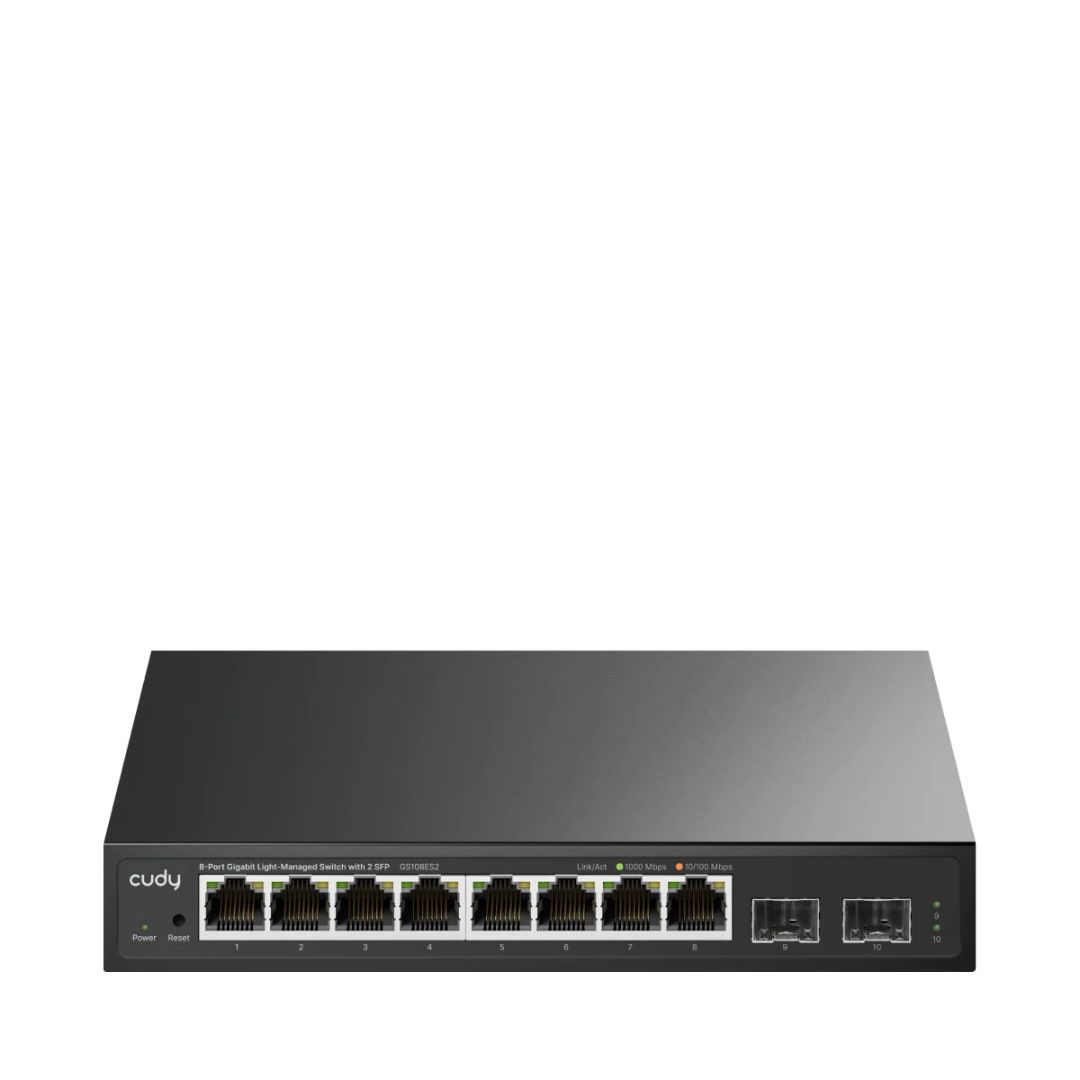 Cudy GS108ES2 8-Port Gigabit Easy-Managed Switch with 2 SFP