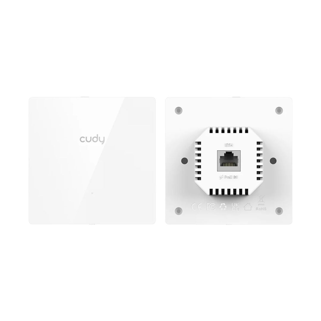 Cudy AP3000E Wall AX3000 86mm Wall-Plate Wi-Fi 6 Access Point