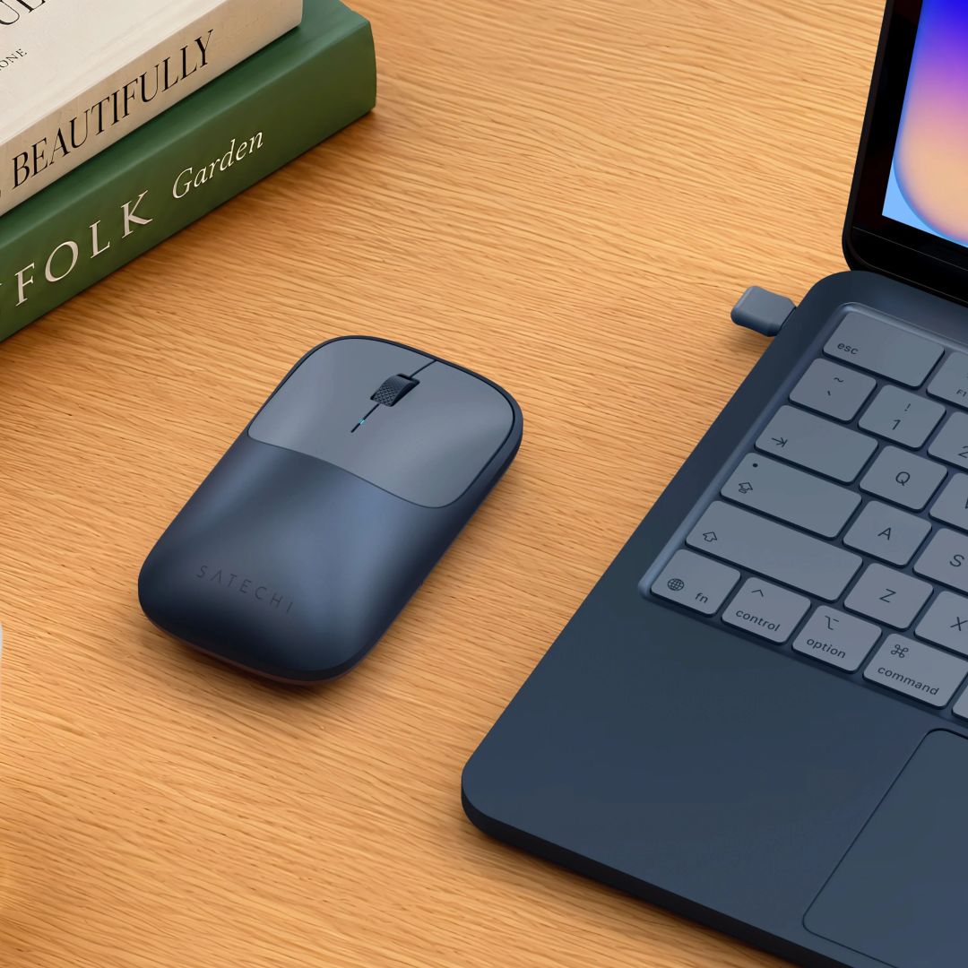 Satechi Slim EX Wireless Bluetooth Mouse Indigo