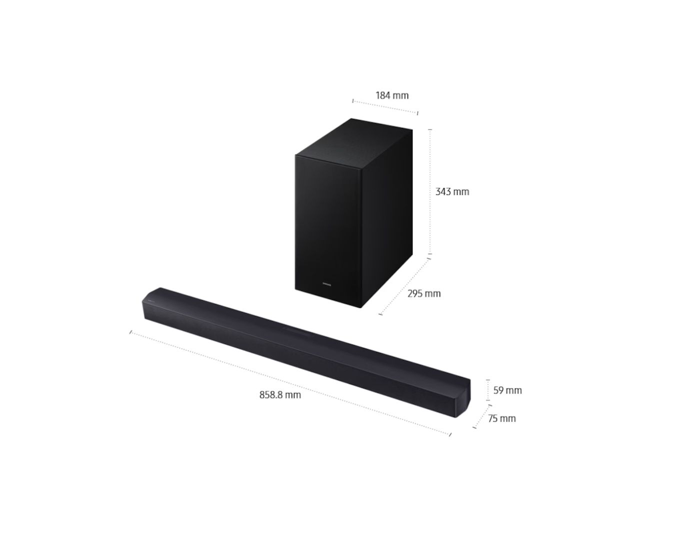 Samsung HW-B450F (2025) 2.1 SoundBar Black