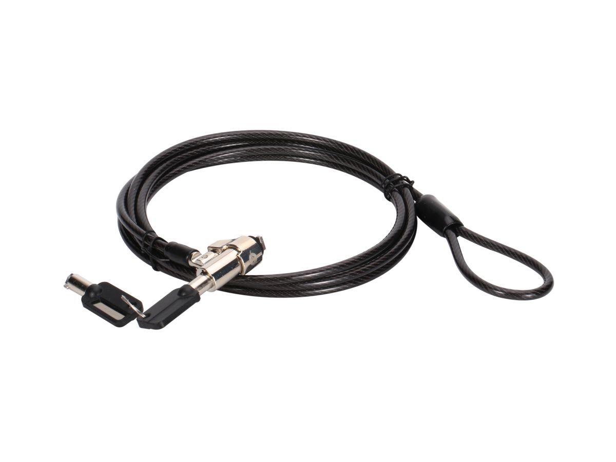 Conceptronic  CUSTODIO02BSM Keyed Laptop Lock Master Keyed Compatible 1,8m Black