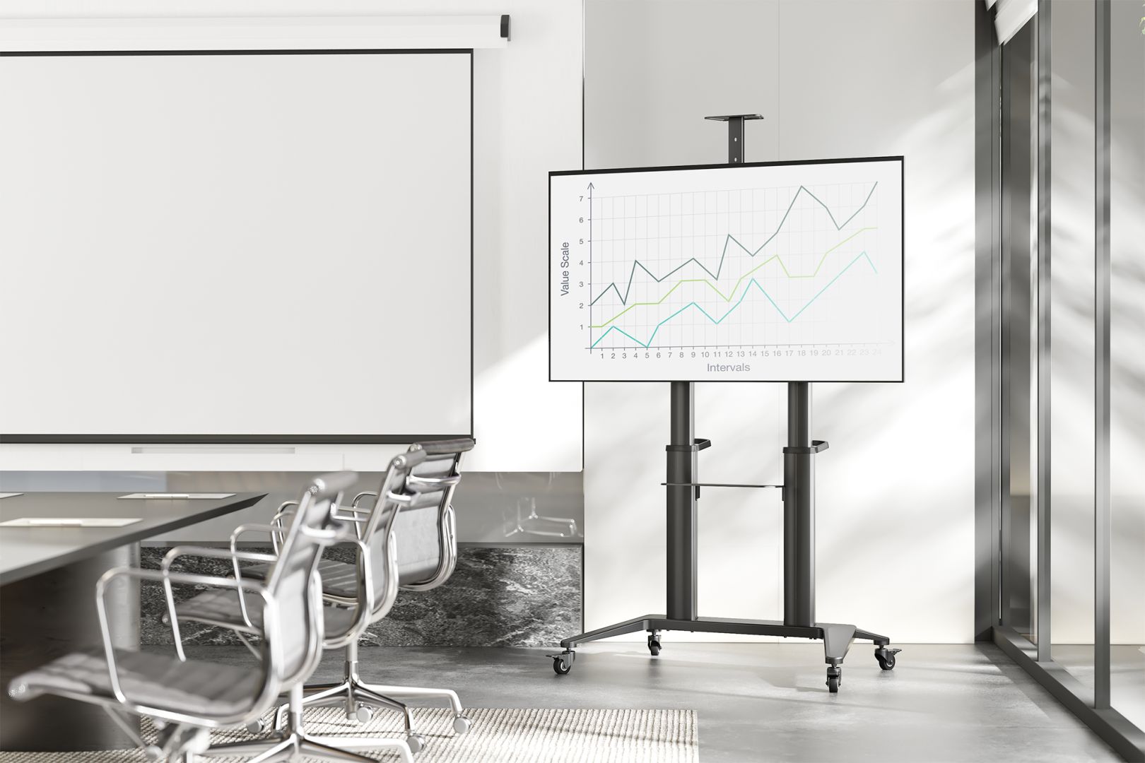 Digitus TV Cart 70-120