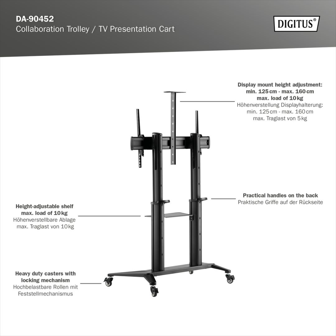 Digitus TV Cart 70-120