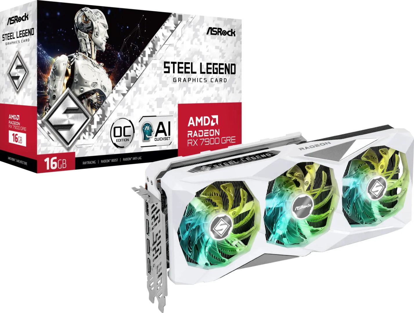 ASRock Radeon RX7900 GRE Steel Legend 16GB OC