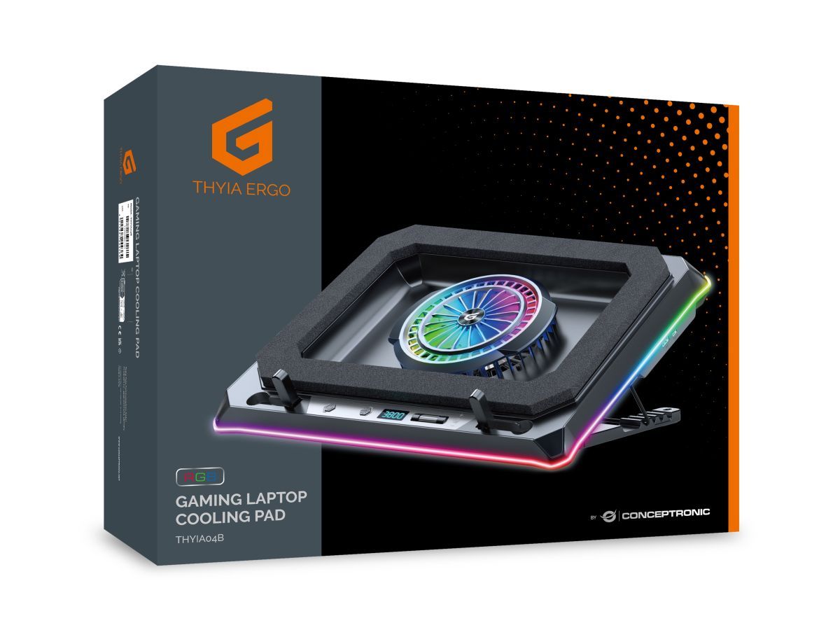 Conceptronic  THYIA04B Notebook Hűtő Black