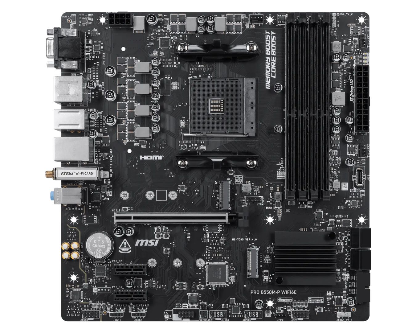 Msi PRO B550M-P WiFi6E