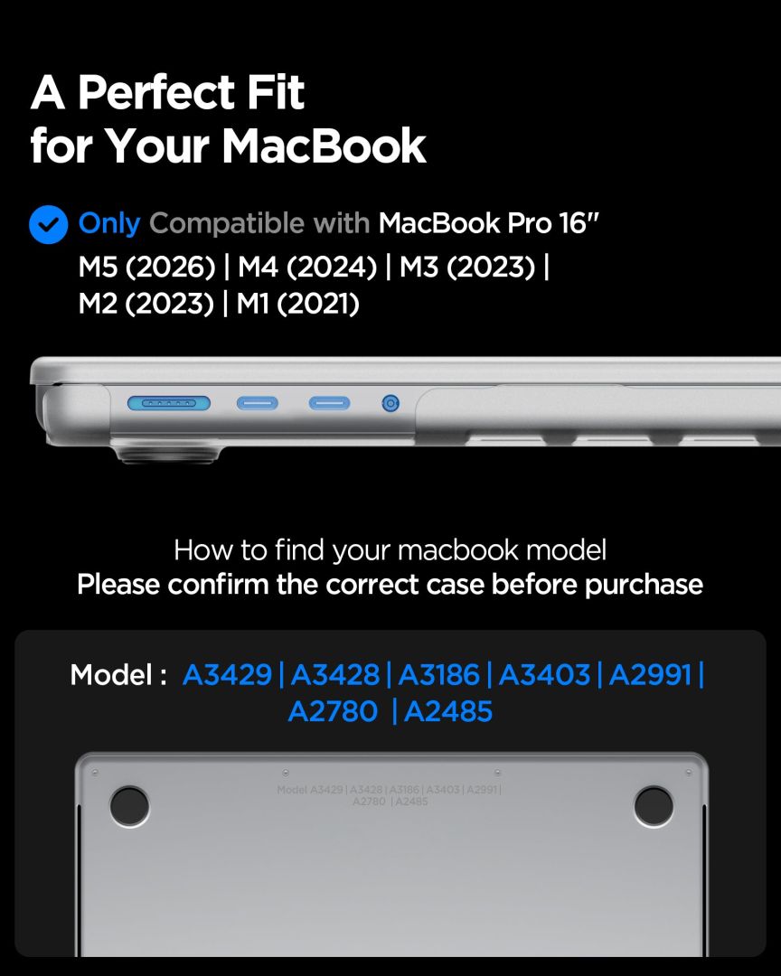 Spigen Air Skin case for MacBook Pro 16