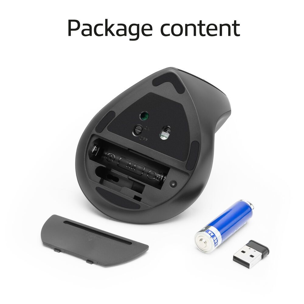 ACT AC5102 Wireless Ergonomic Mouse Black