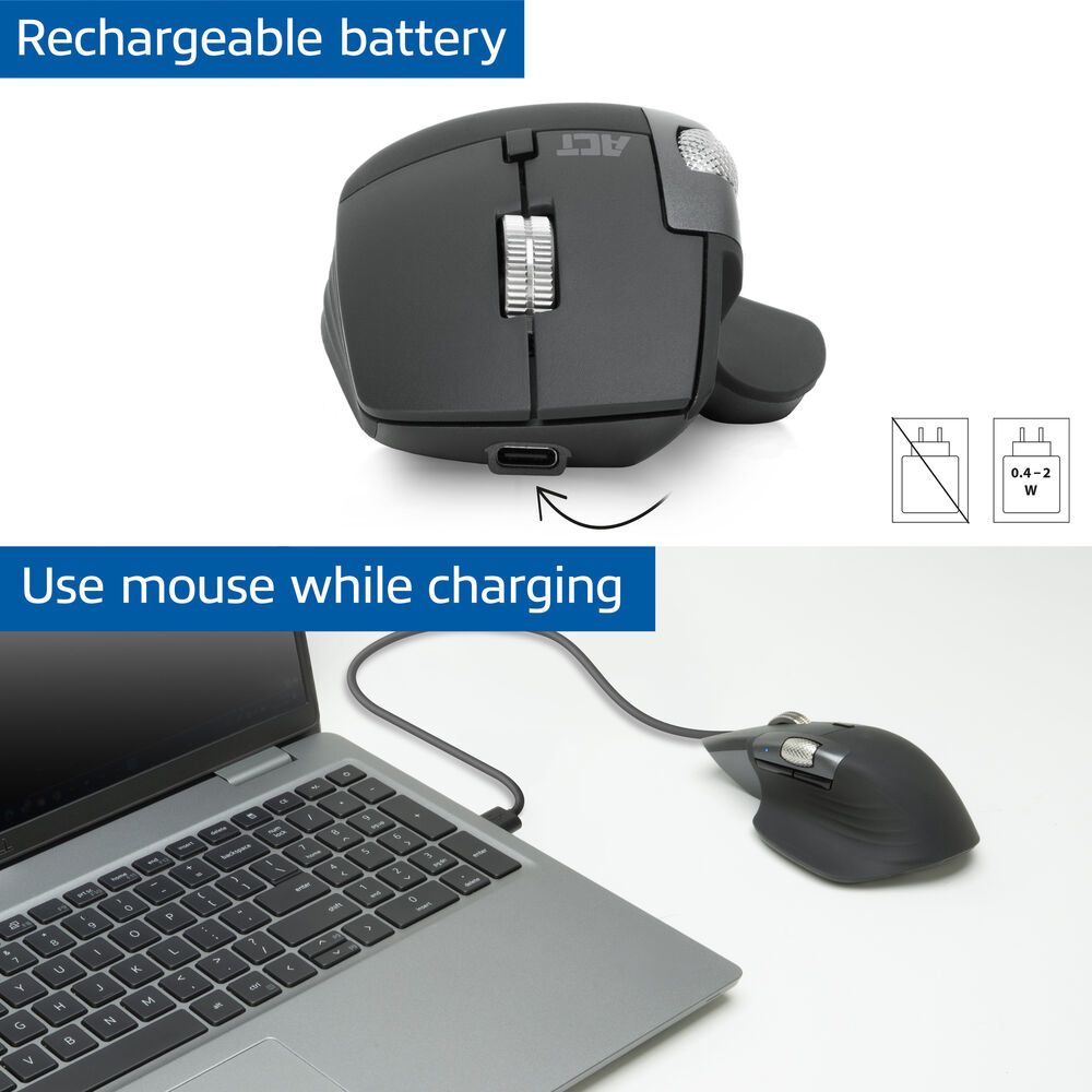 ACT AC5147 Wireless Bluetooth Mouse Black