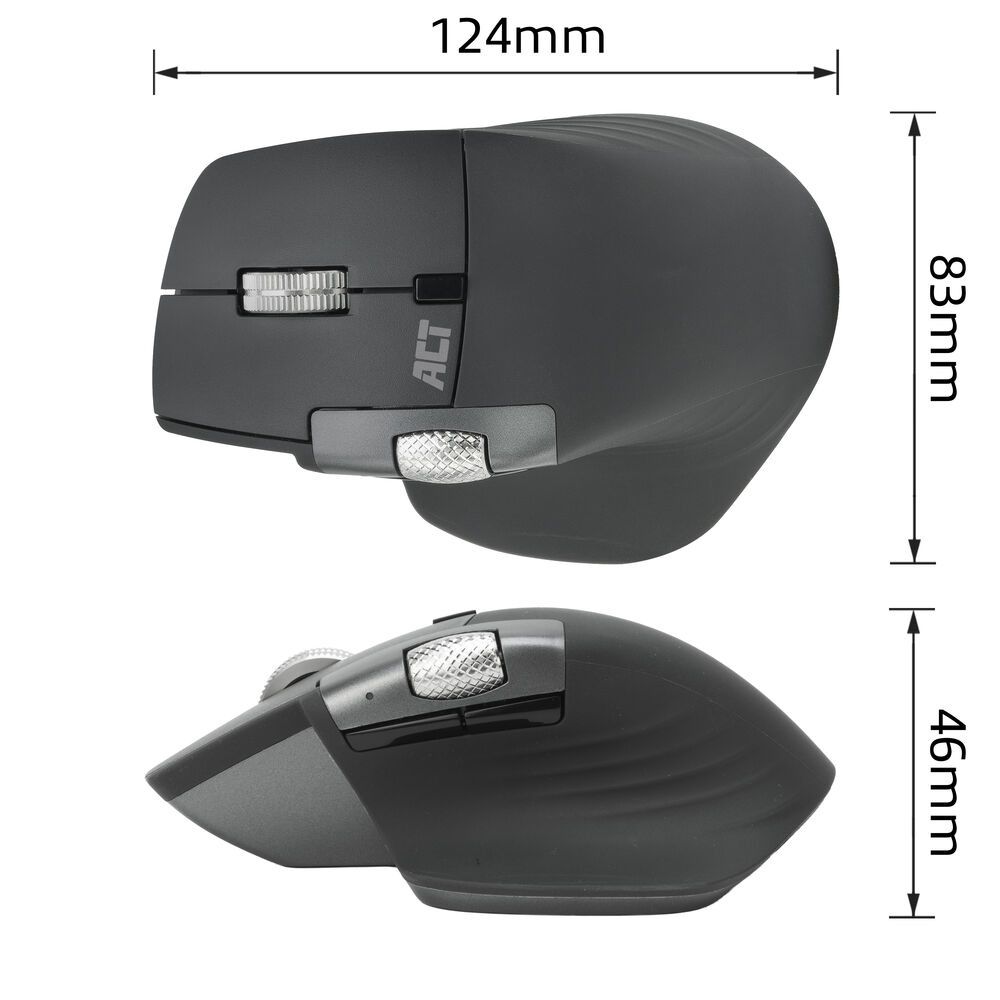 ACT AC5147 Wireless Bluetooth Mouse Black