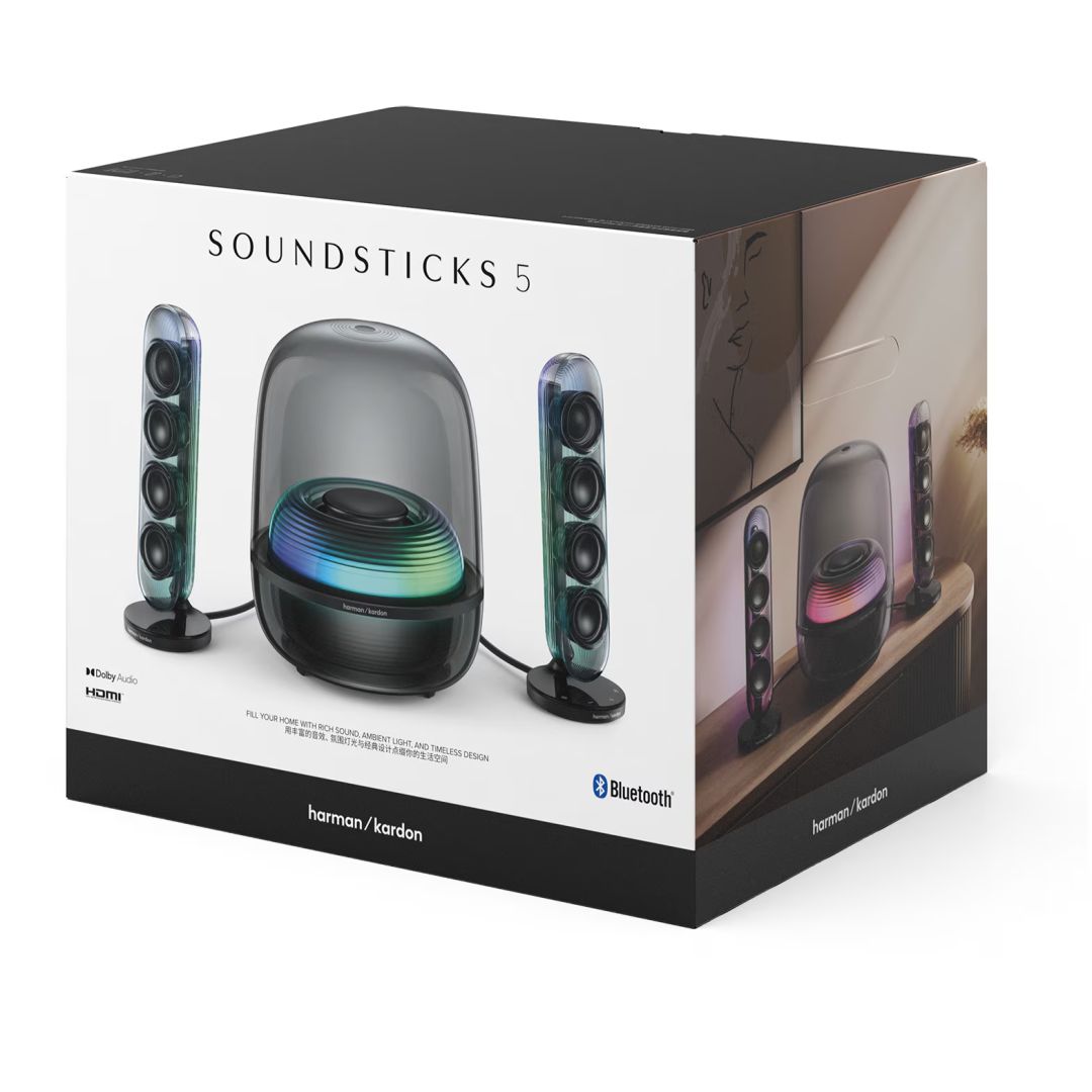 harman/kardon SoundSticks 5 2.1 Bluetooth Speaker Black