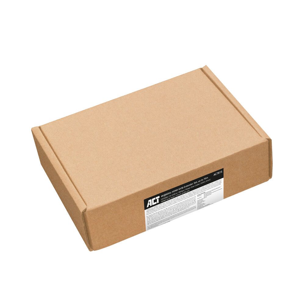 ACT AC7815 4K HDMI 2.0 KVM extender set over CAT6A up to 70 meters