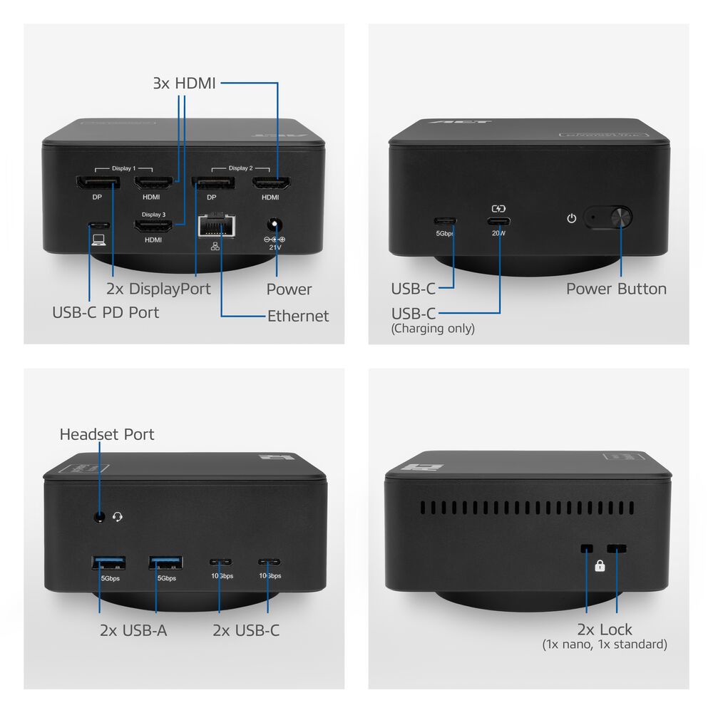 ACT AC7148 Universal USB-C Docking Station 4K