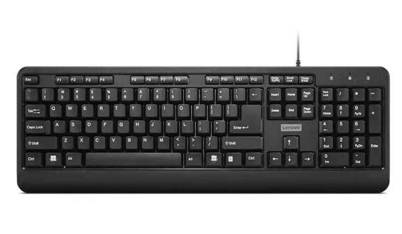 Lenovo 160 Wired USB Keyboard Black US