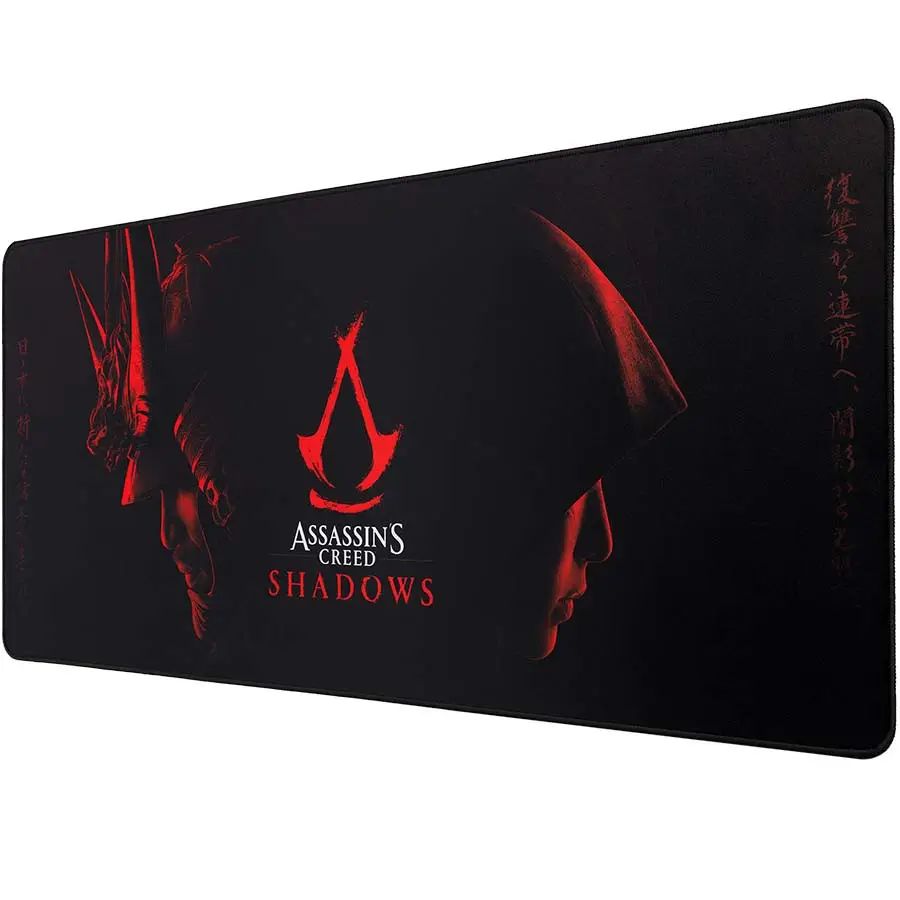Subsonic Assassin's Creed Shadows XXL Gaming Egérpad Black/Red