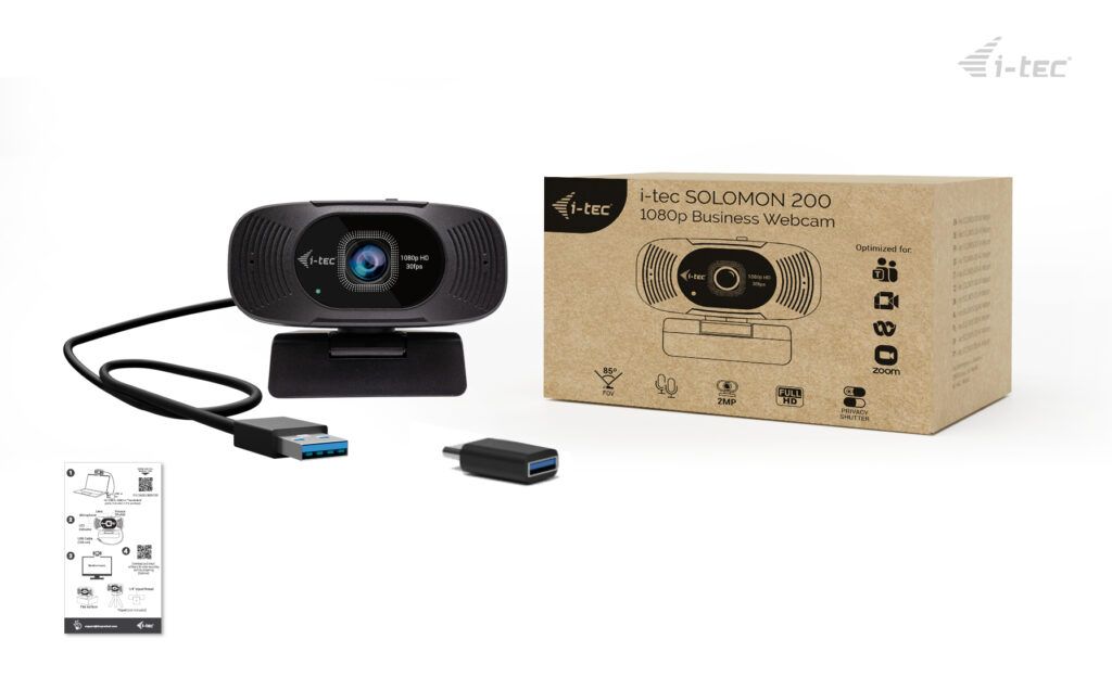 I-TEC Solomon 200 Webkamera Black