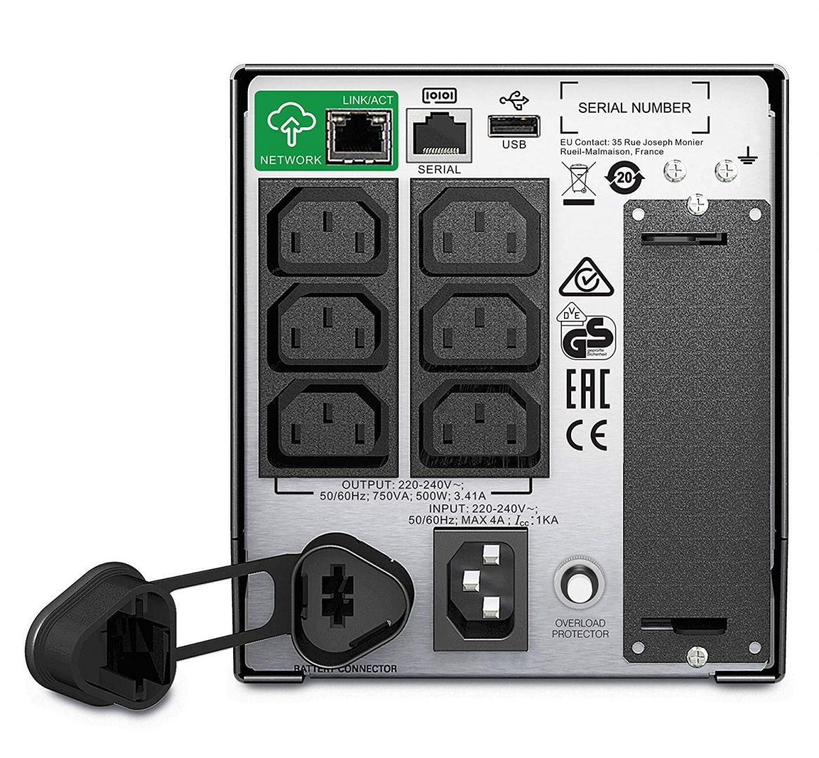 APC SMT750IC Smart-UPS Line Interactive LCD 750VA UPS