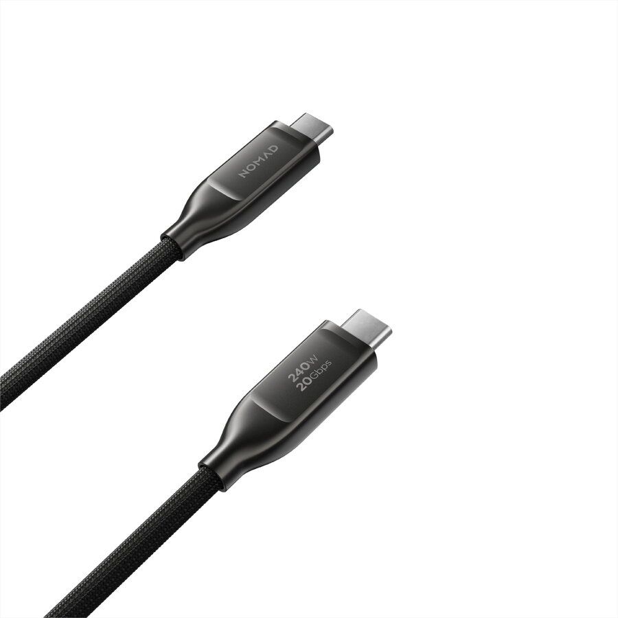 Nomad USB4 USB-C to USB-C braided cable 1m Black