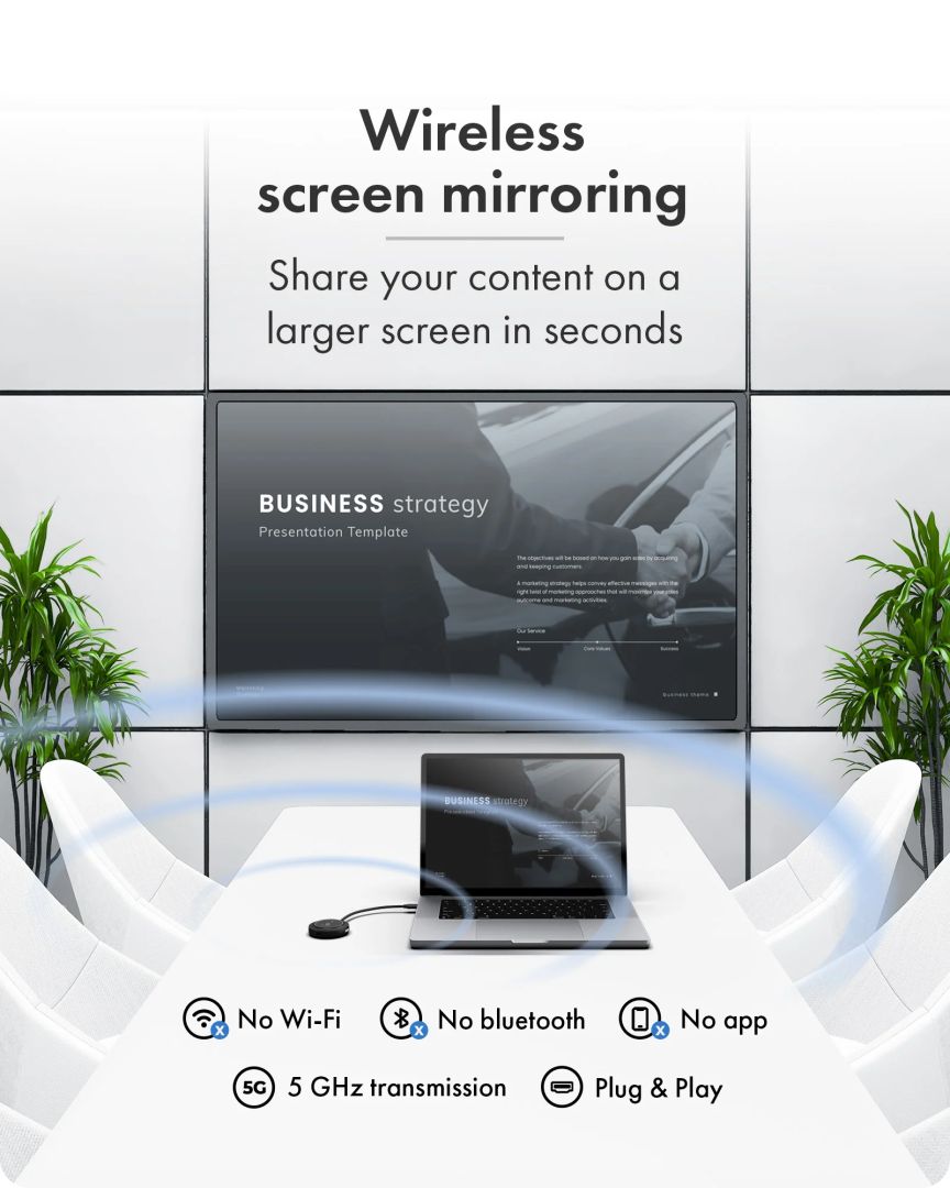 Raidsonic IcyBox IB-WL101 USB-C to HDMI Transmitter + Receiver