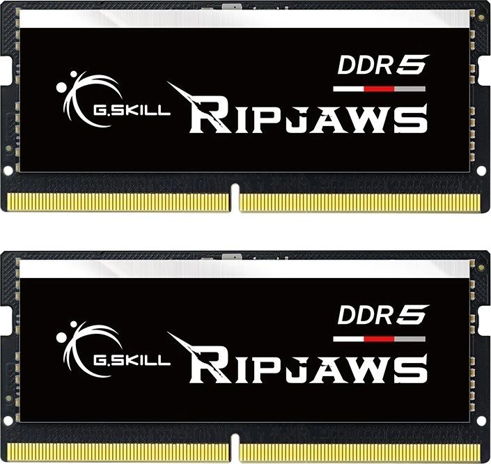 G.SKILL 128GB DDR5 5600MHz Kit(2x64GB) SODIMM Ripjaws Black