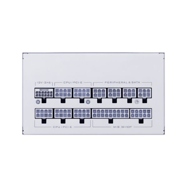 Lian Li 1000W 80+ Platinum SX Platinum White