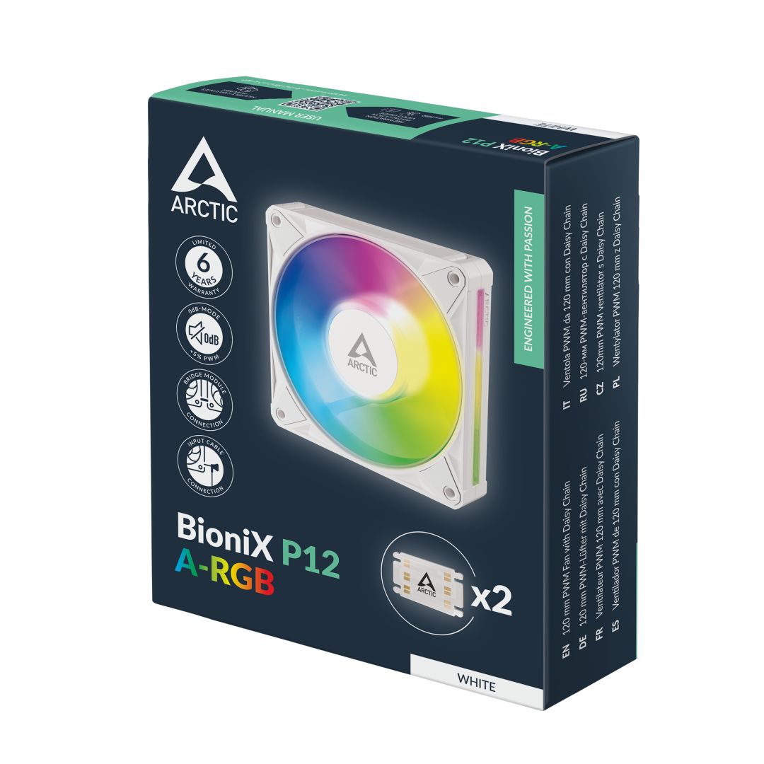 Arctic BioniX P12 A-RGB White