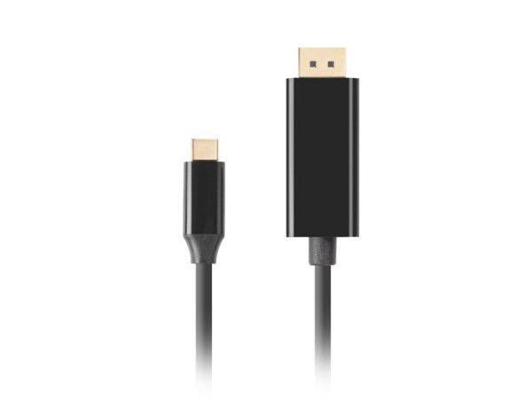 Lanberg DisplayPort to USB Type-C 4K cable 1m Black