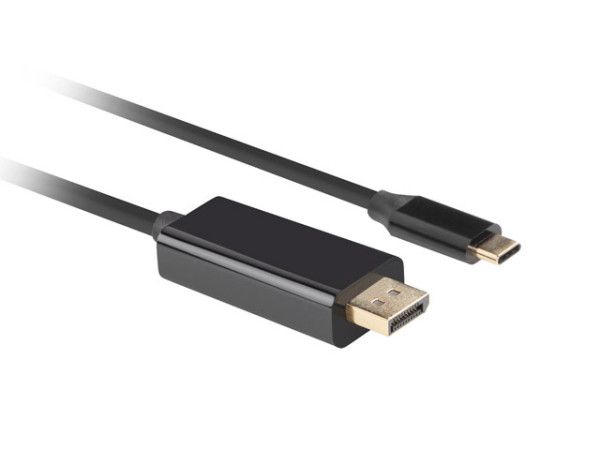 Lanberg DisplayPort to USB Type-C 4K cable 1m Black
