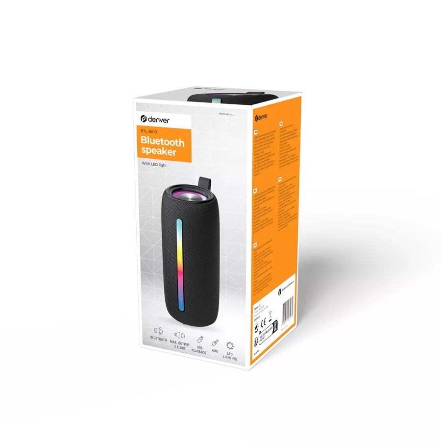 Denver BTL-360B Bluetooth speaker Black