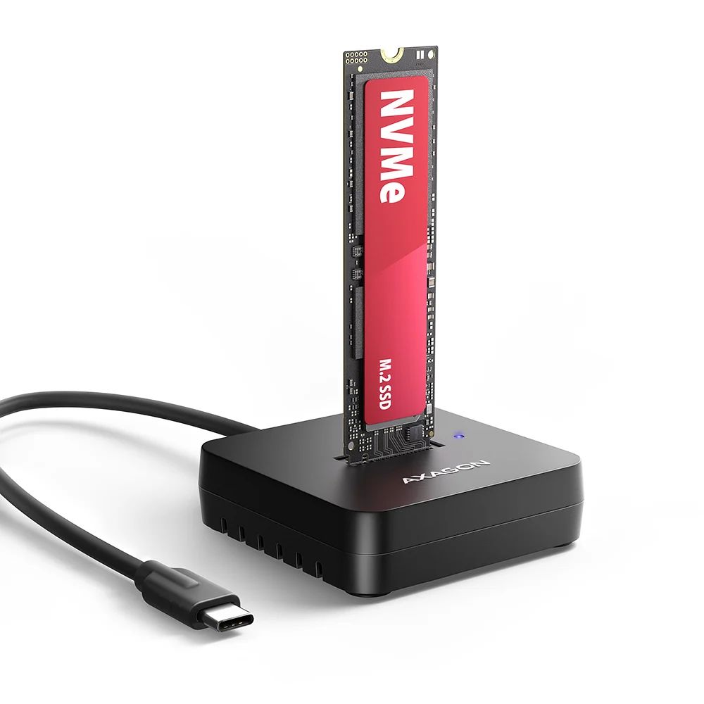 AXAGON ADSA-M2C11L USB-C 10Gbps docking station for M.2 NVMe SSD