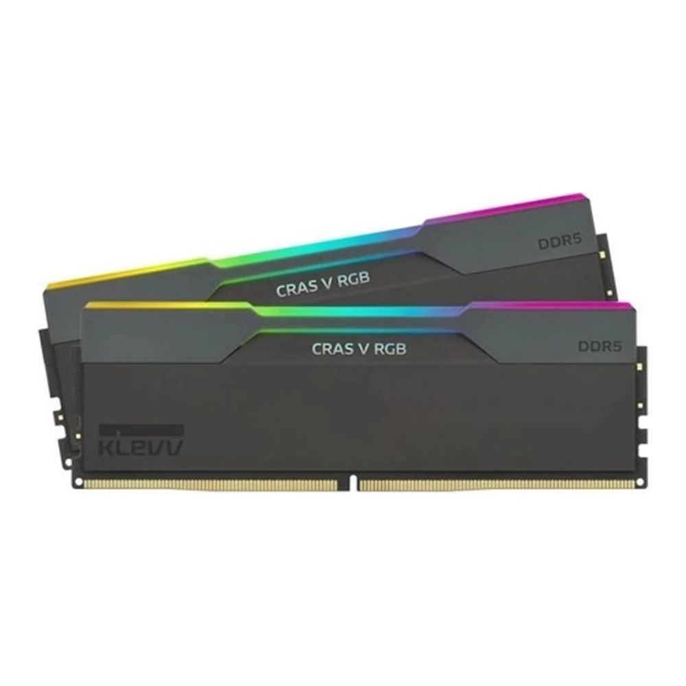 Klevv 32GB DDR5 6000MHz Kit(2x16GB) Cras V RGB Obsidian Black