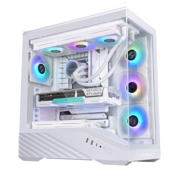 Lian Li Vector V100 Tempered Glass White
