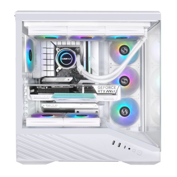 Lian Li Vector V100 Tempered Glass White