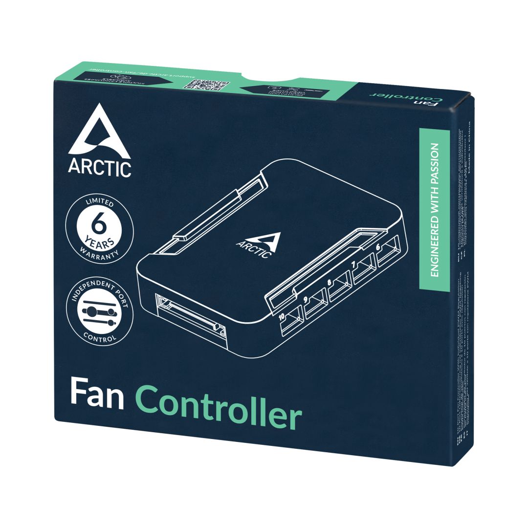 Arctic Fan Controller 10-Port Fan Controller With Individual PWM Regulation