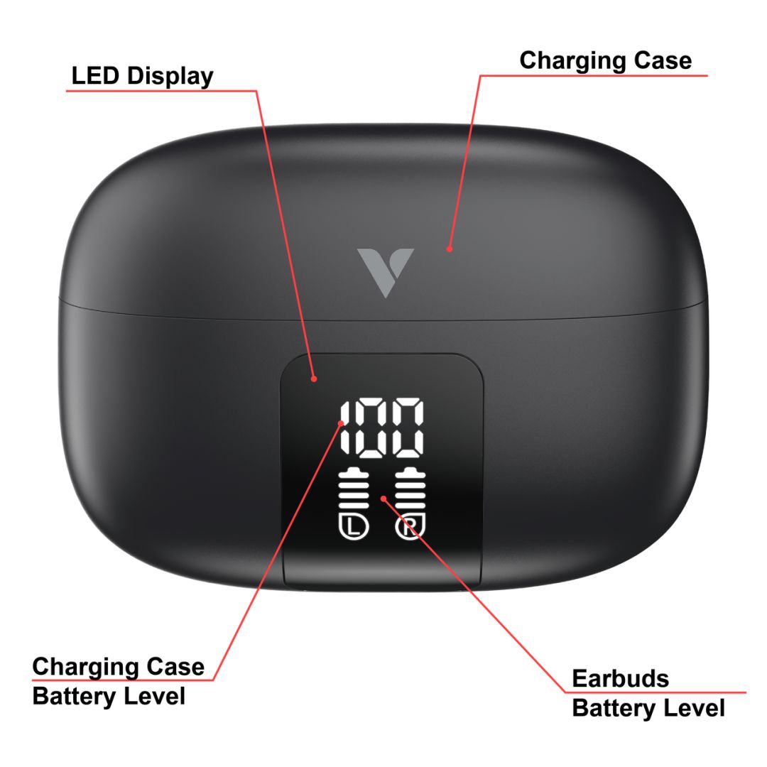 Verbatim TruSound Hybrid ANC + ENC Bluetooth Headset Black