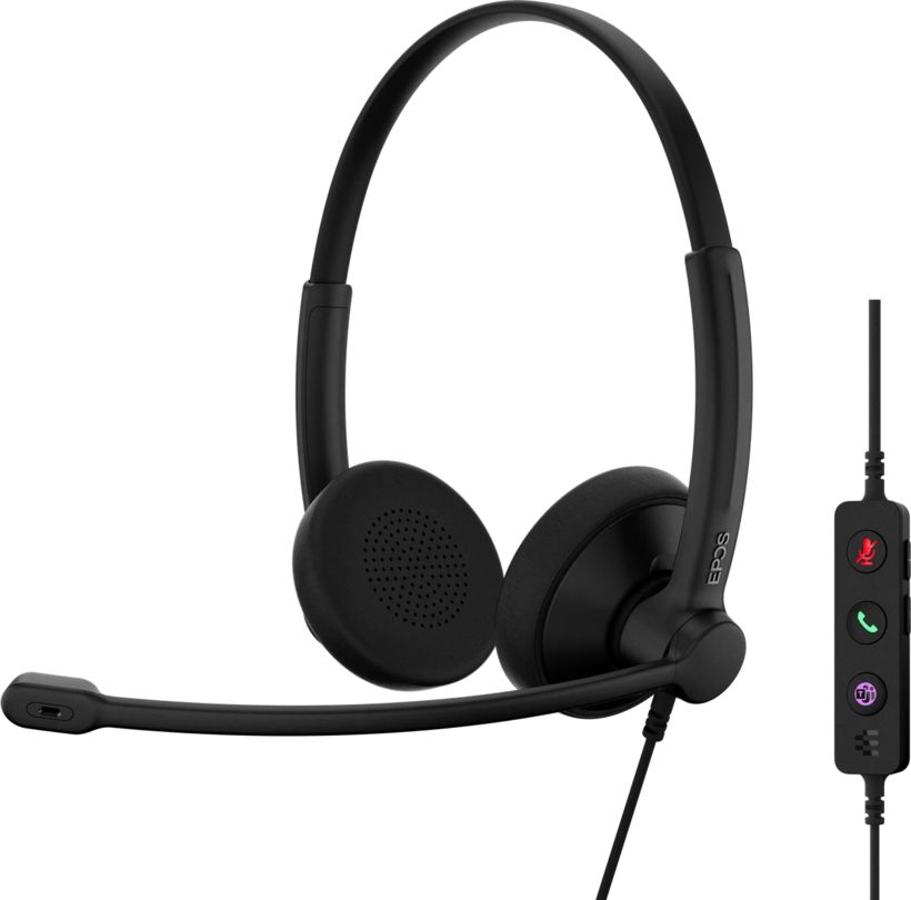 Sennheiser / EPOS Impact 100 Microsoft Teams Stereo USB-C/A Headset Black