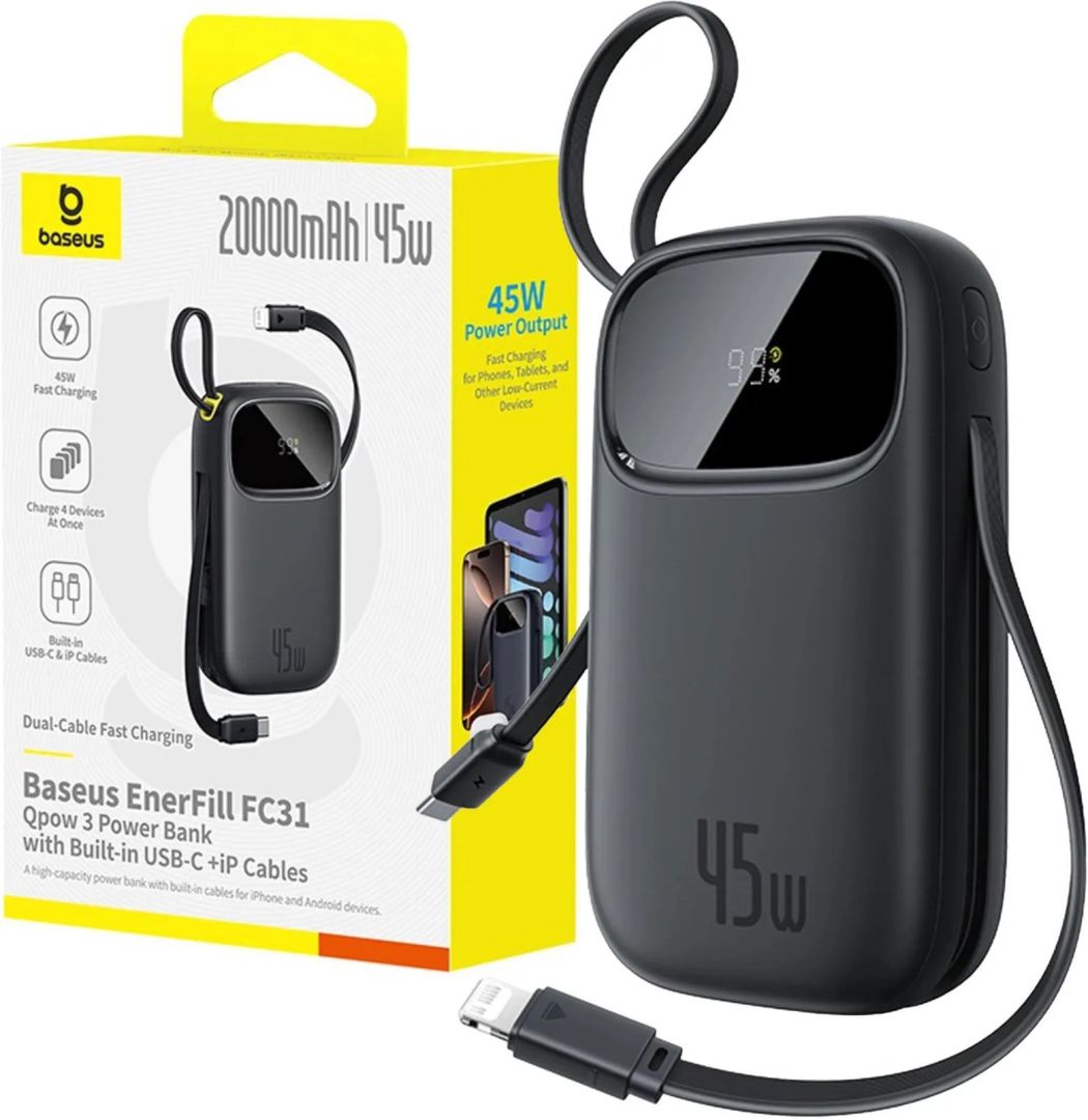 Baseus EnerFill FC31 20000mAh PowerBank Black