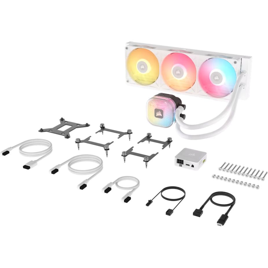 Corsair iCUE LINK TITAN II 360 RX RGB AIO Liquid CPU Cooler White